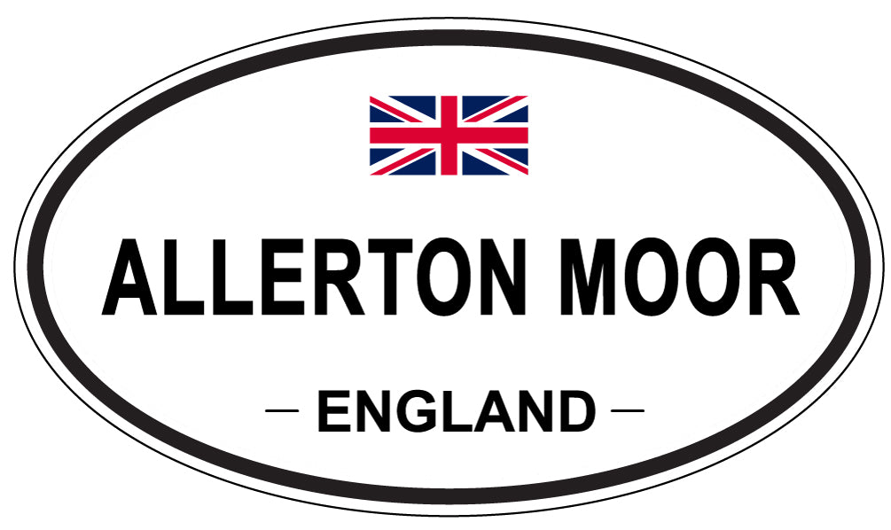 ALLERTON MOOR - Oval Sticker