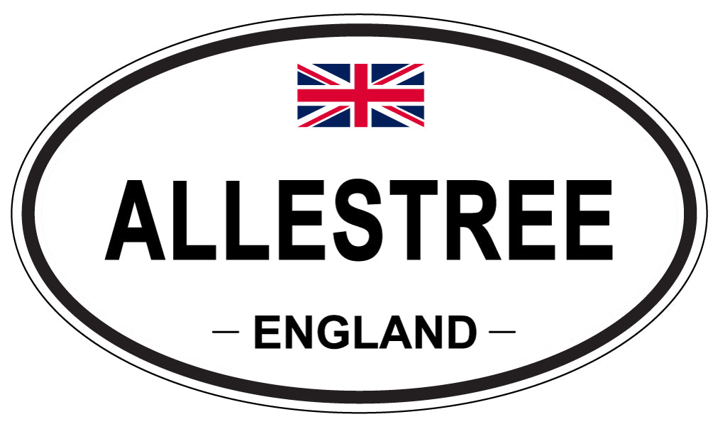 ALLESTREE - Oval Sticker