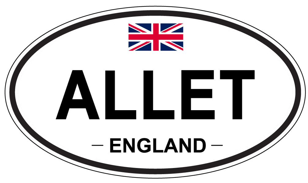 ALLET - Oval Sticker