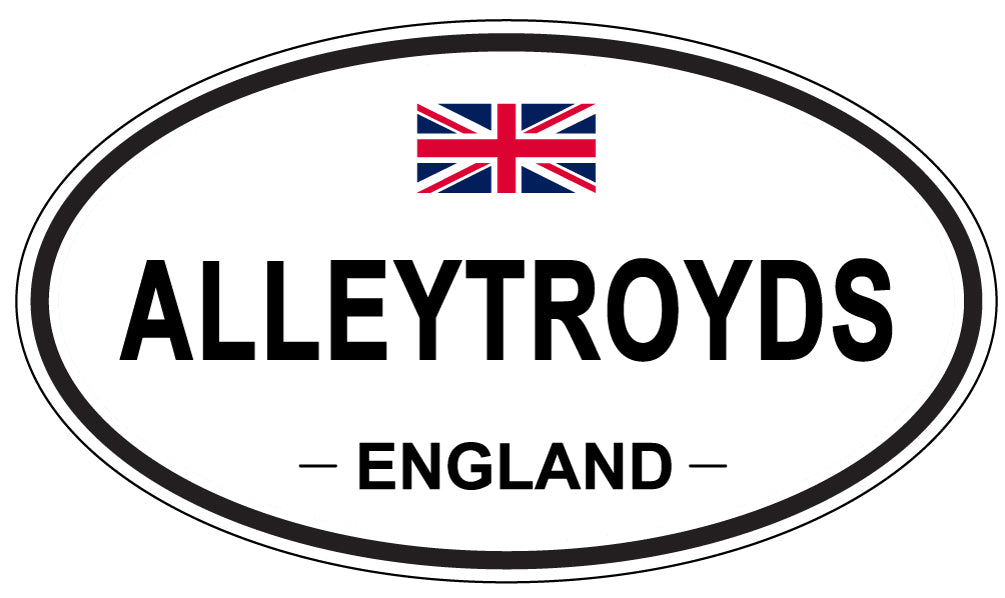 ALLEYTROYDS - Oval Sticker