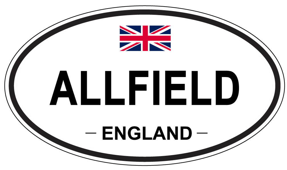 ALLFIELD - Oval Sticker