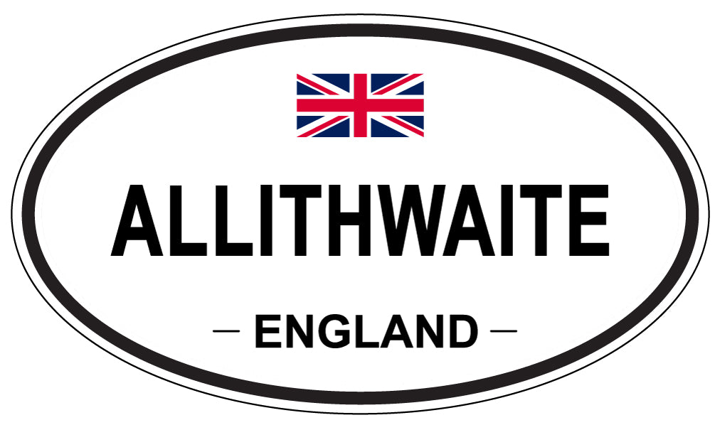 ALLITHWAITE - Oval Sticker