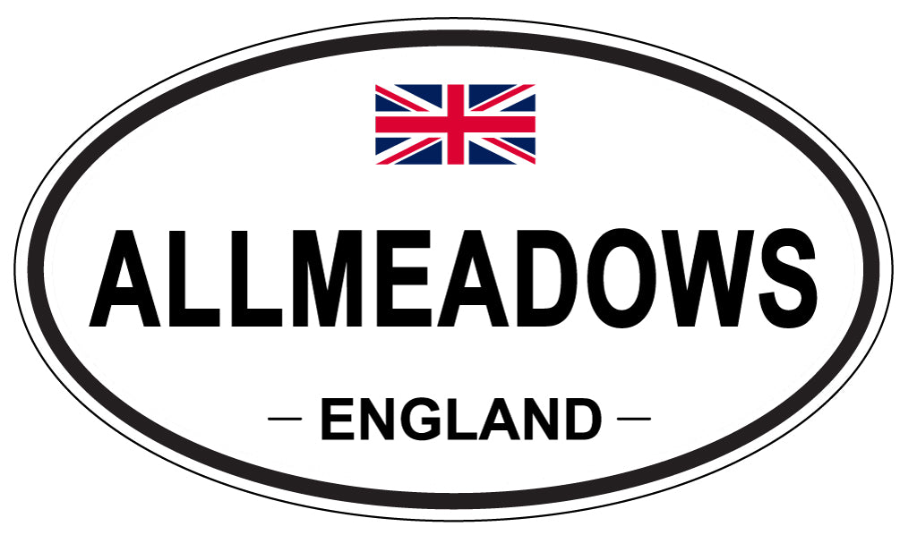 ALLMEADOWS - Oval Sticker