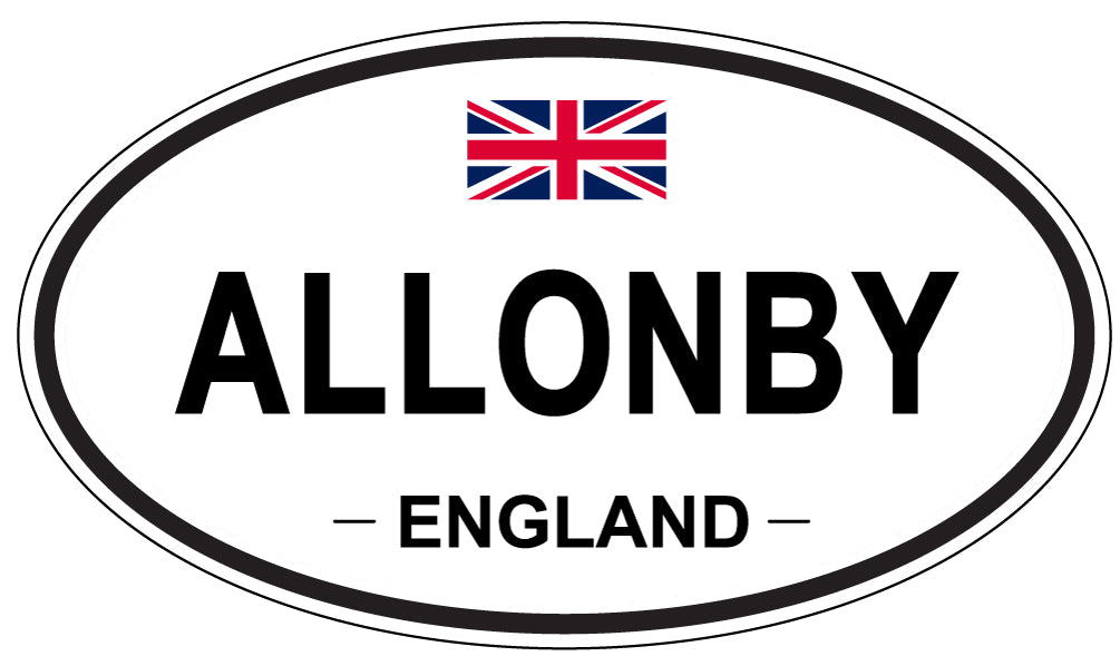 ALLONBY - Oval Sticker