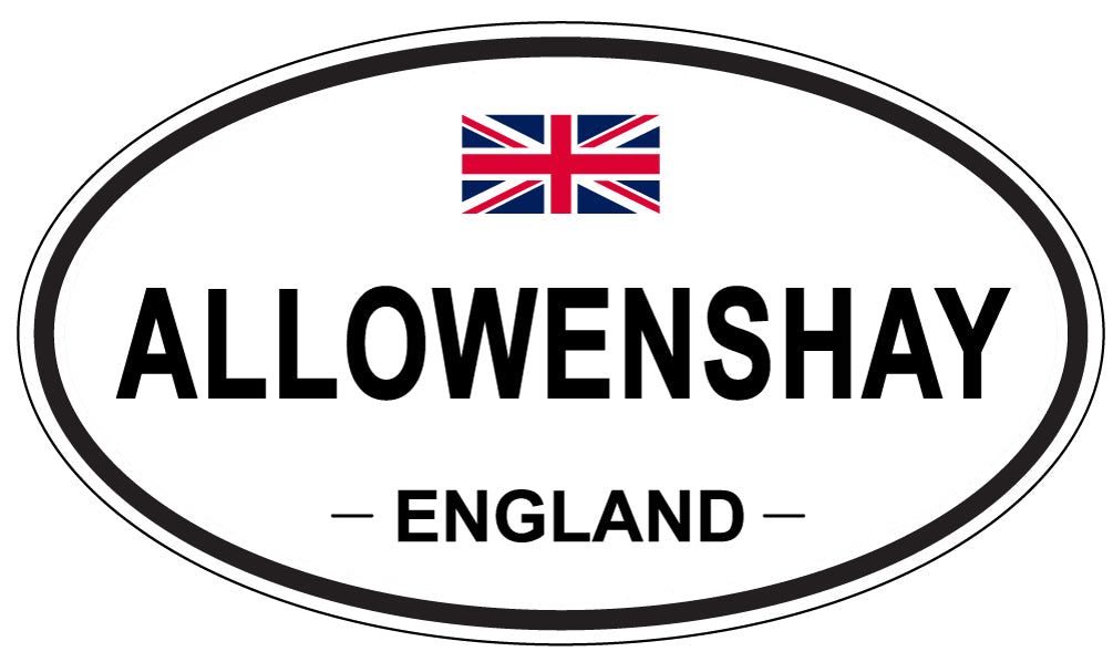 ALLOWENSHAY - Oval Sticker