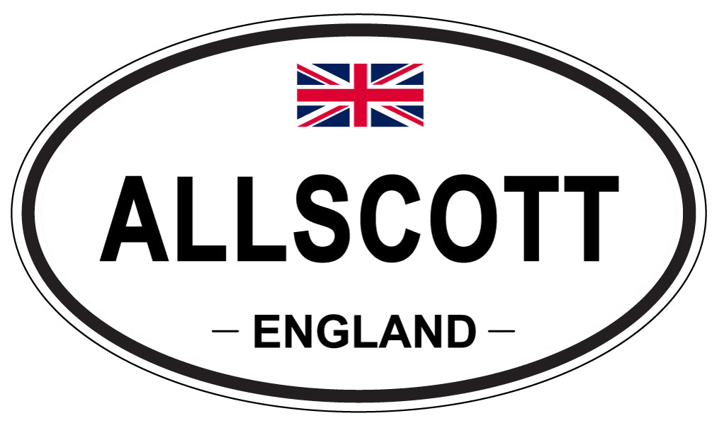 ALLSCOTT - Oval Sticker