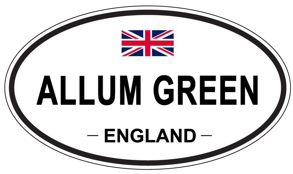 ALLUM GREEN - Oval Sticker