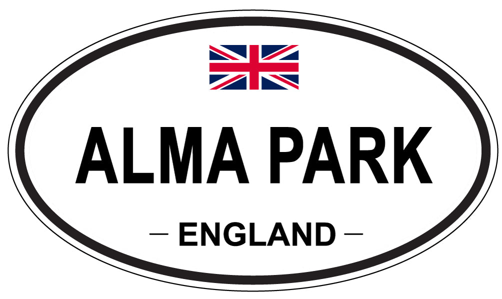 ALMA PARK - Oval Sticker