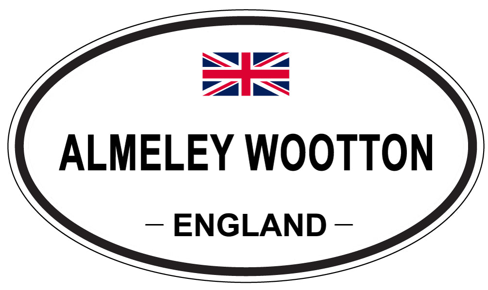 ALMELEY WOOTTON - Oval Sticker