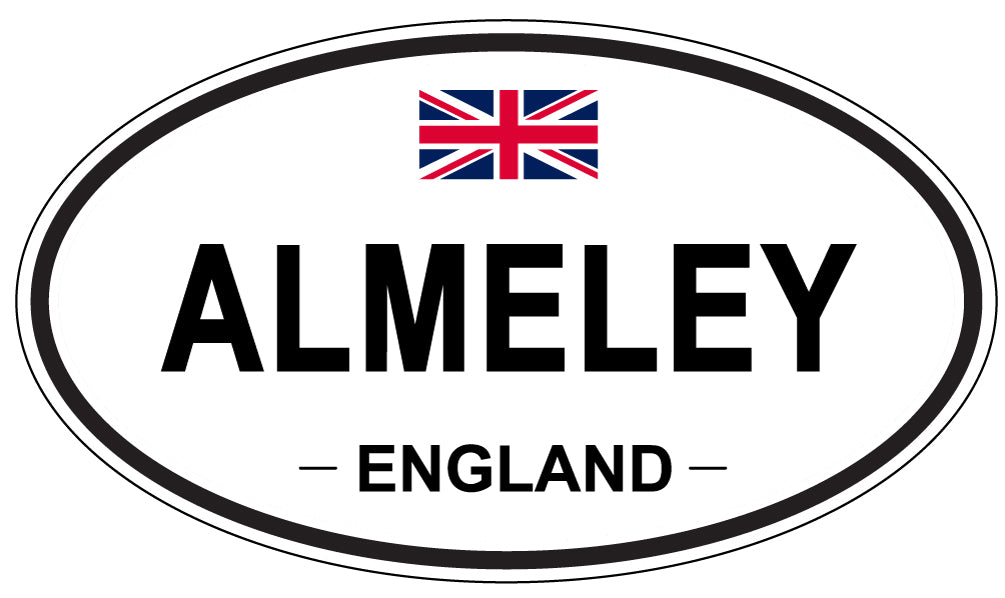 ALMELEY - Oval Sticker