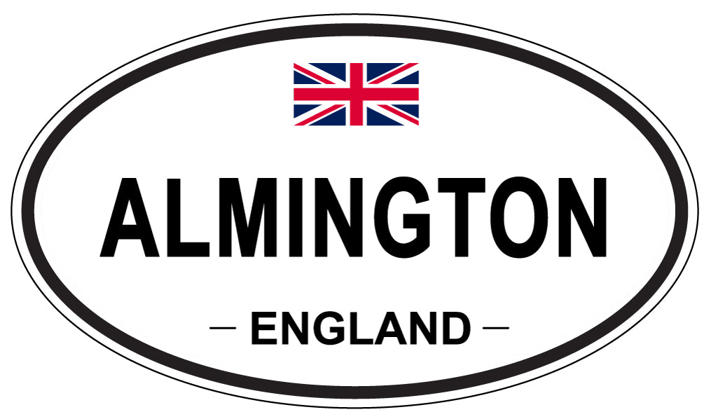 ALMINGTON - Oval Sticker