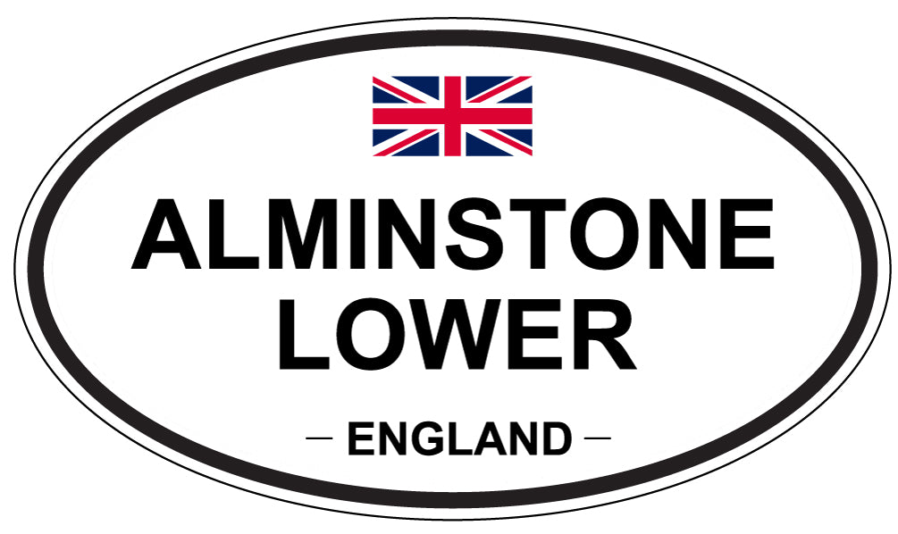 ALMINSTONE LOWER - Oval Sticker