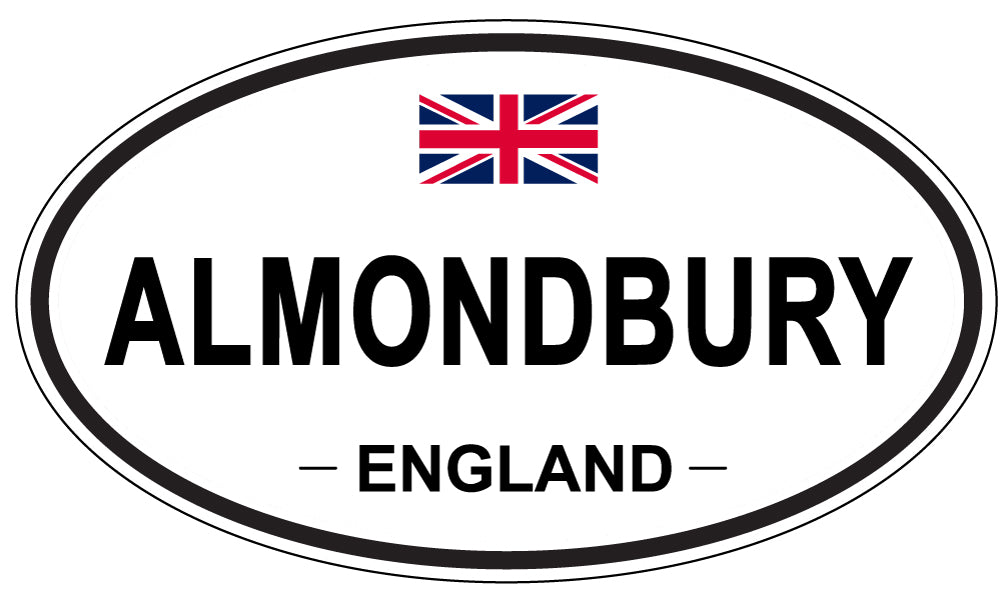 ALMONDBURY - Oval Sticker