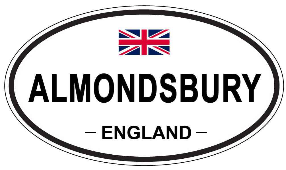 ALMONDSBURY - Oval Sticker