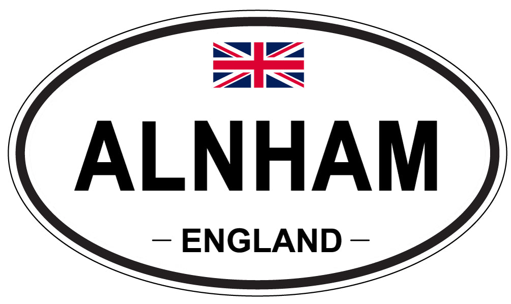 ALNHAM - Oval Sticker