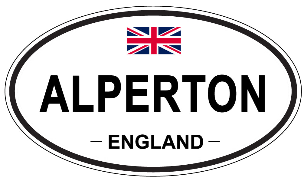 ALPERTON - Oval Sticker