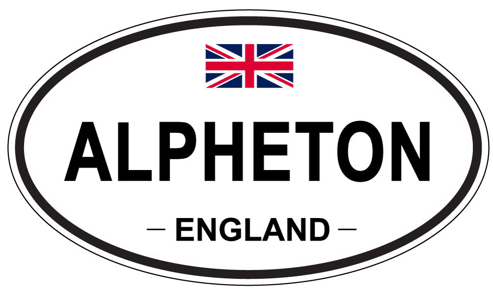 ALPHETON - Oval Sticker