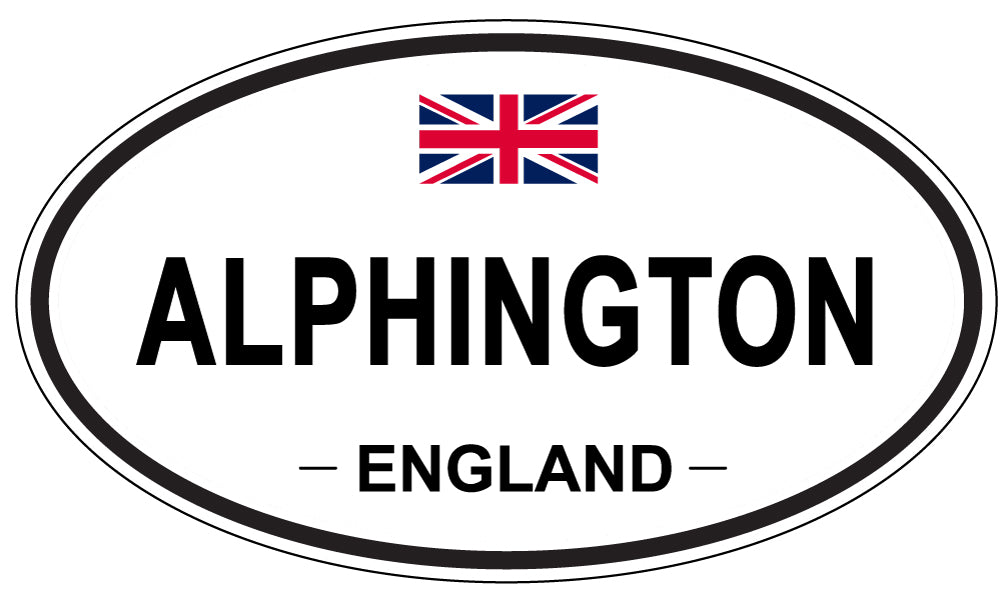 ALPHINGTON - Oval Sticker