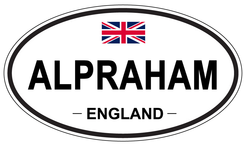 ALPRAHAM - Oval Sticker