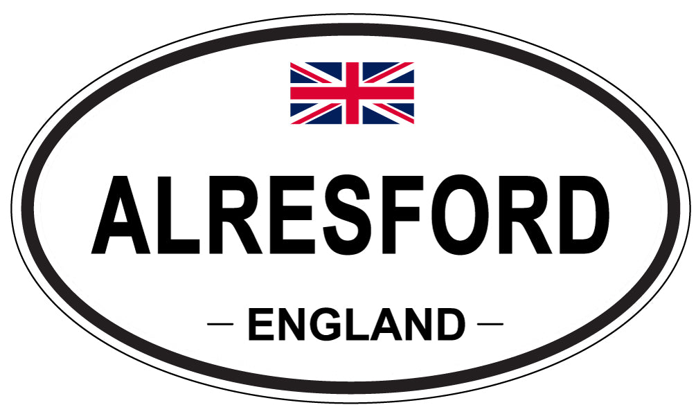 ALRESFORD - Oval Sticker