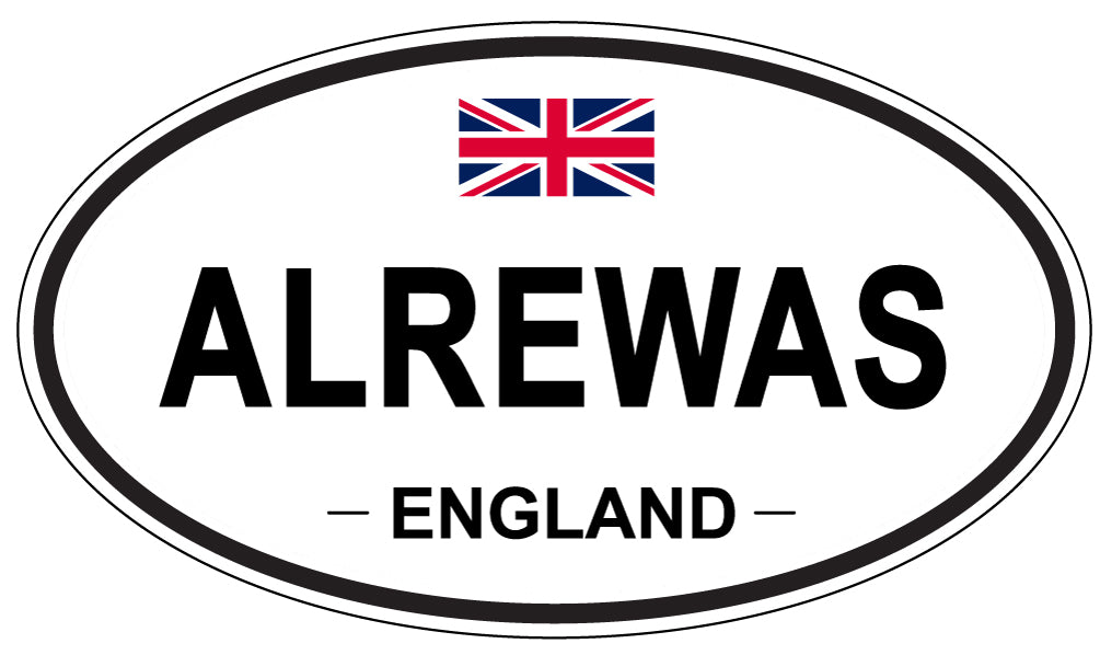 ALREWAS - Oval Sticker