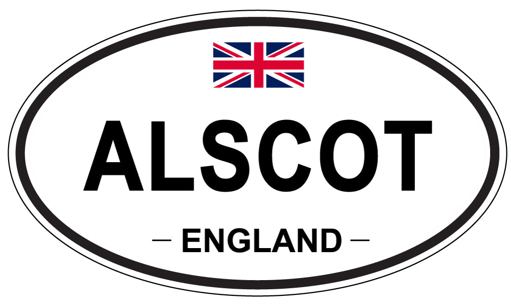 ALSCOT - Oval Sticker