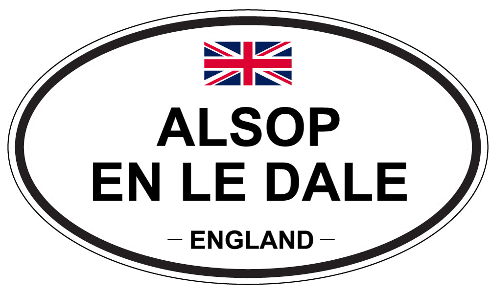 ALSOP EN LE DALE - Oval Sticker