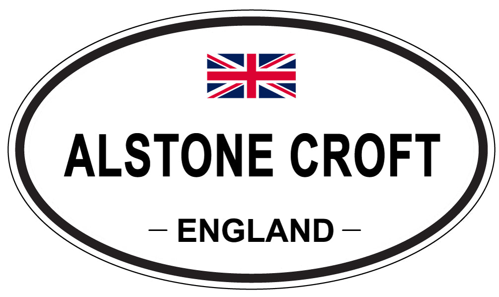 ALSTONE CROFT - Oval Sticker