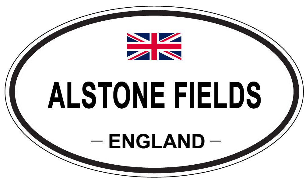 ALSTONE FIELDS - Oval Sticker