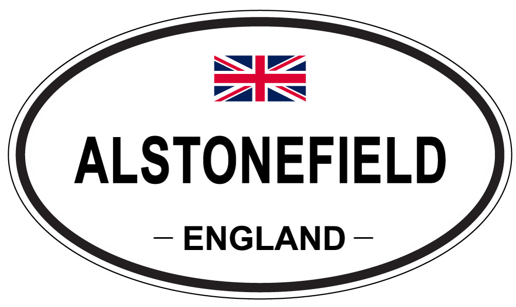 ALSTONEFIELD - Oval Sticker