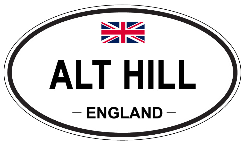 ALT HILL - Oval Sticker