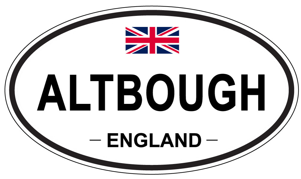 ALTBOUGH - Oval Sticker