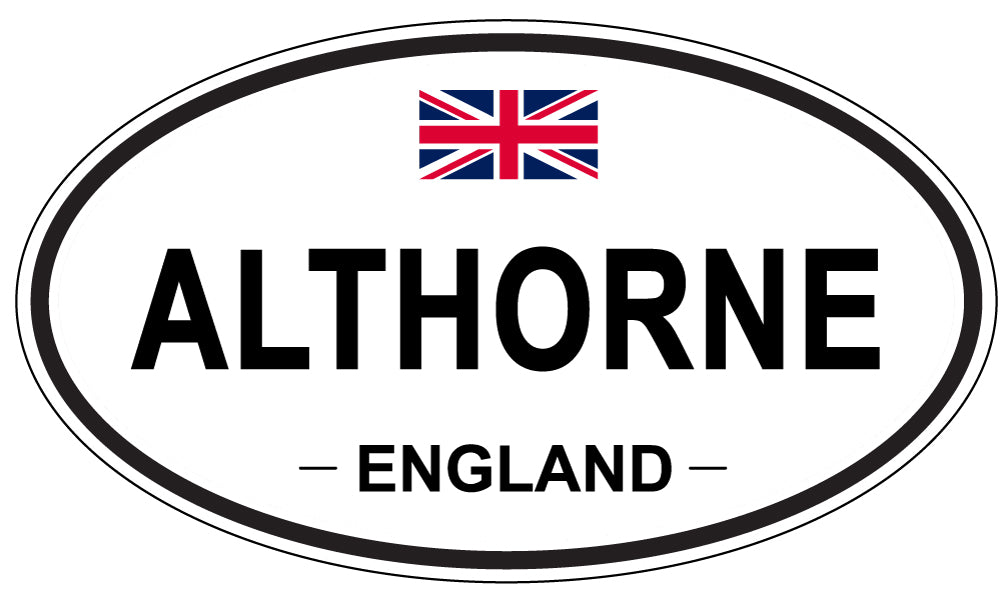 ALTHORNE - Oval Sticker