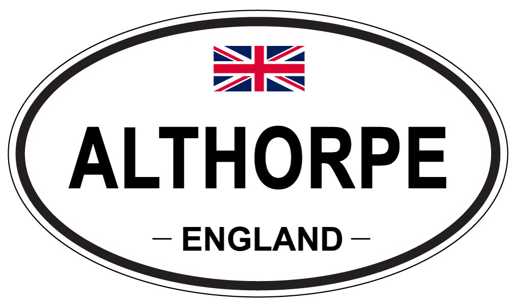 ALTHORPE - Oval Sticker