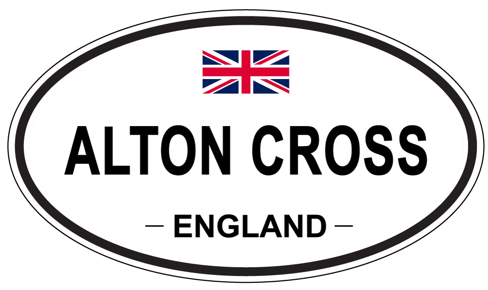ALTON CROSS - Oval Sticker