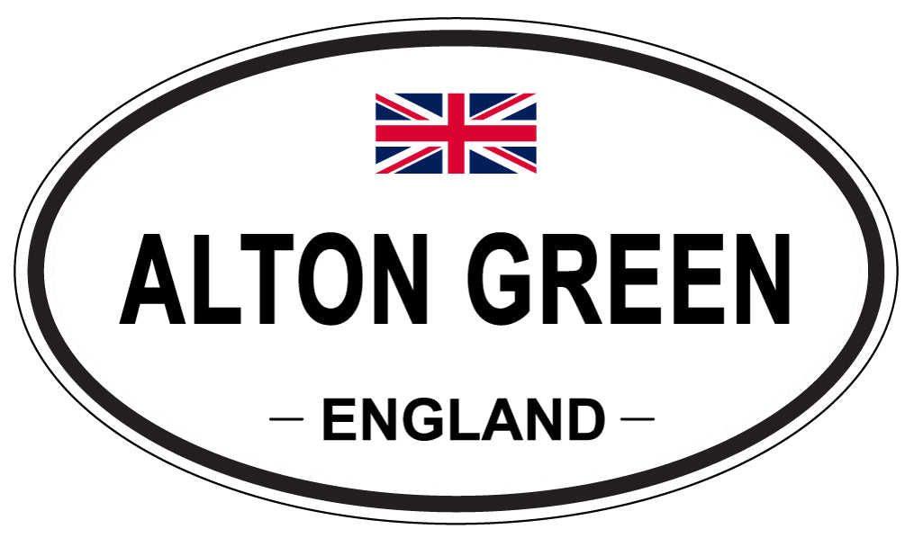 ALTON GREEN - Oval Sticker