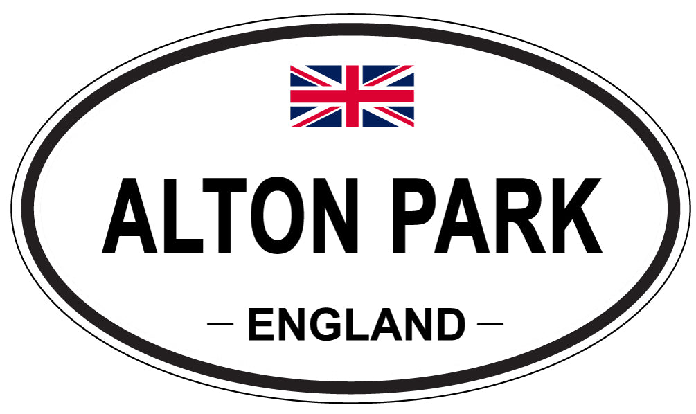 ALTON PARK - Oval Sticker