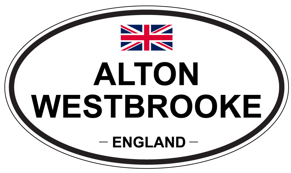 ALTON WESTBROOKE - Oval Sticker