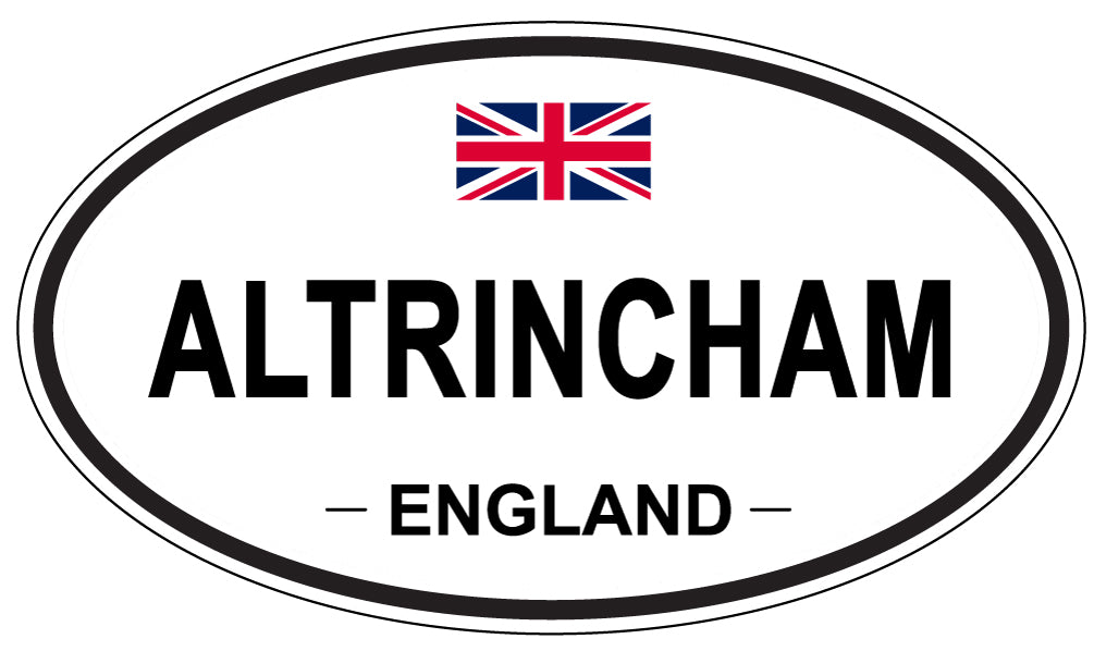 ALTRINCHAM - Oval Sticker