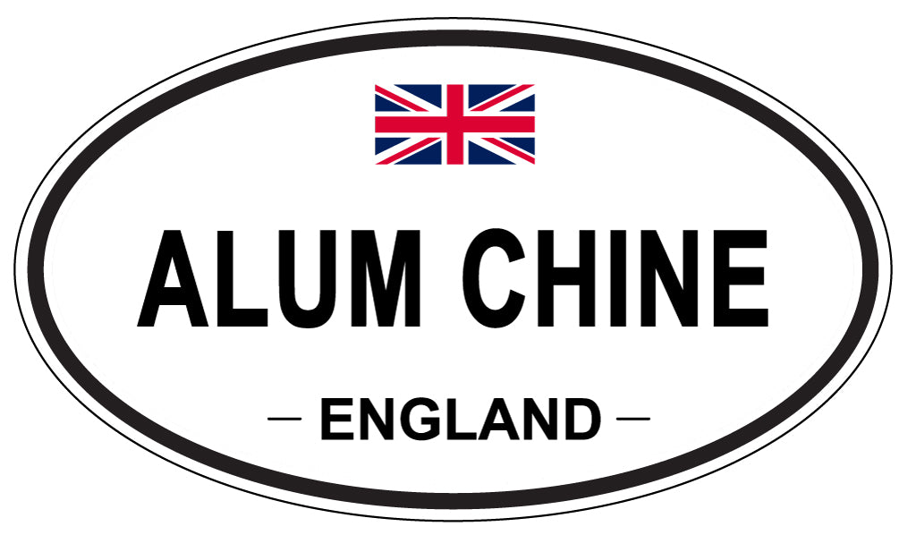ALUM CHINE - Oval Sticker