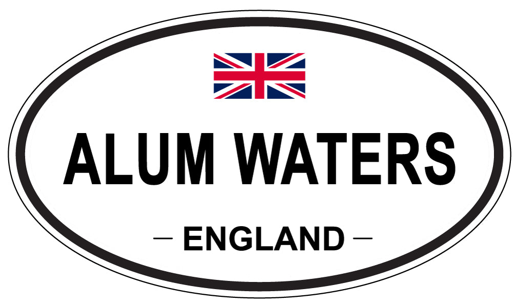 ALUM WATERS - Oval Sticker
