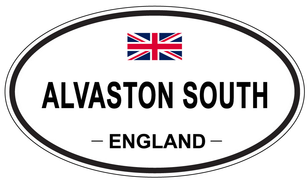 ALVASTON SOUTH - Oval Sticker