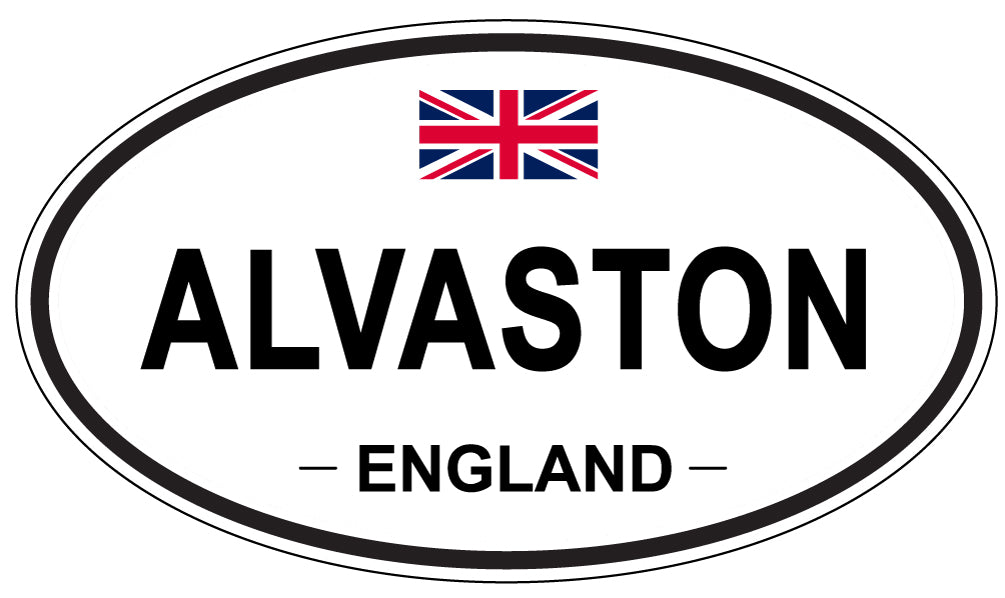 ALVASTON - Oval Sticker