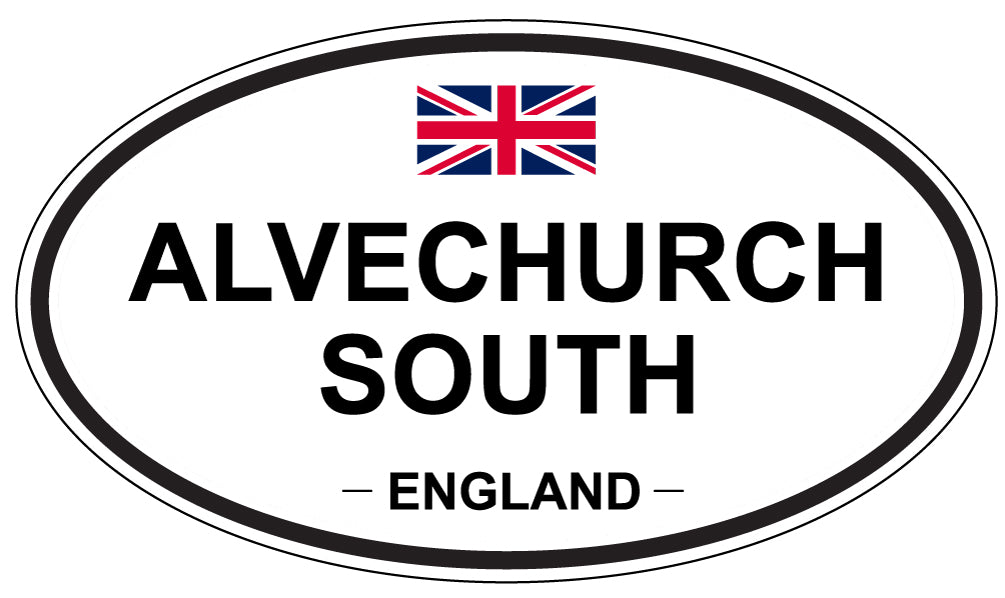 ALVECHURCH SOUTH - Oval Sticker