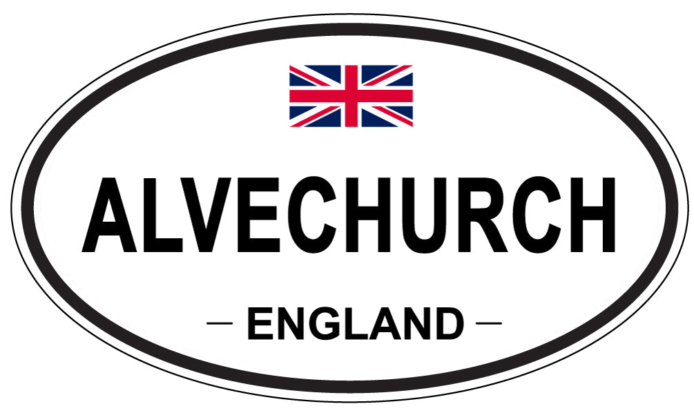 ALVECHURCH - Oval Sticker