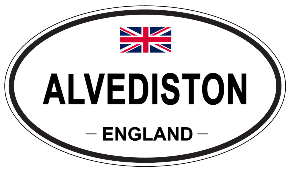 ALVEDISTON - Oval Sticker