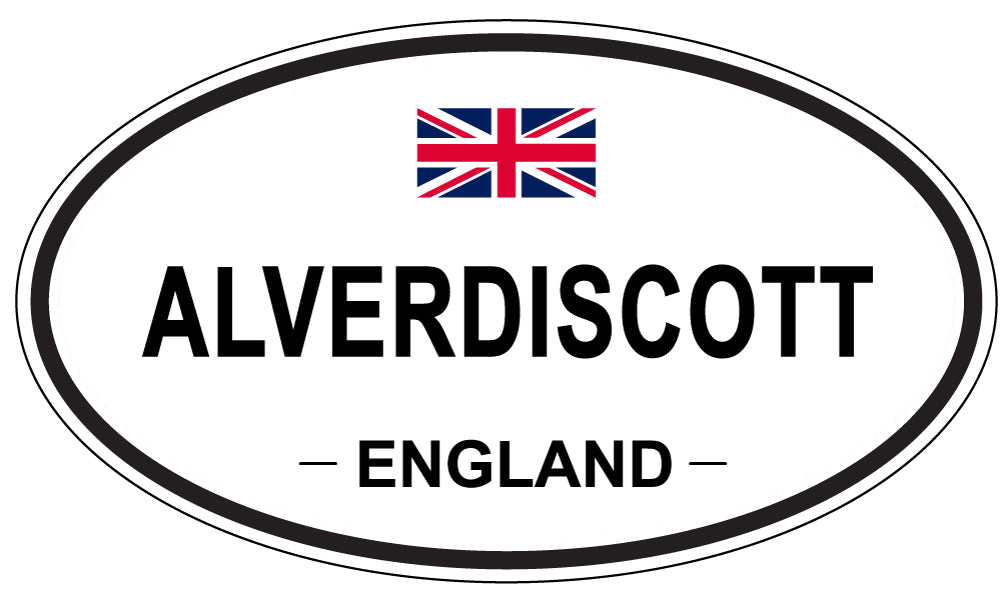 ALVERDISCOTT - Oval Sticker