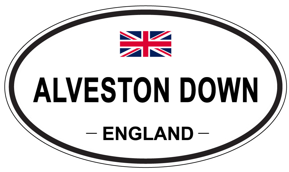 ALVESTON DOWN - Oval Sticker
