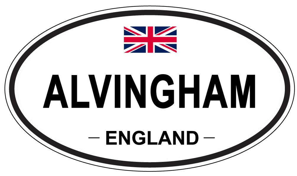 ALVINGHAM - Oval Sticker
