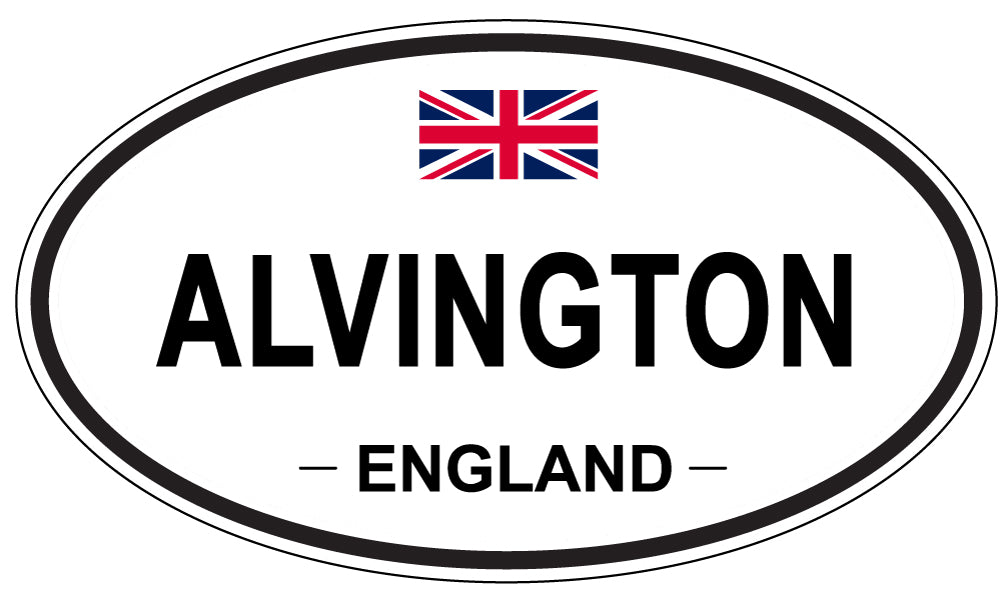 ALVINGTON - Oval Sticker